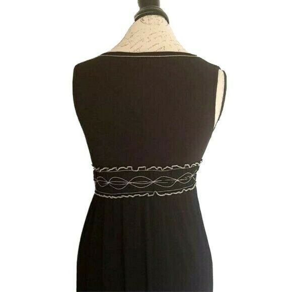 Max Edition Dress Size XS Black Maxi Stretch Full Length Womens Sleeveless - Picture 5 of 12